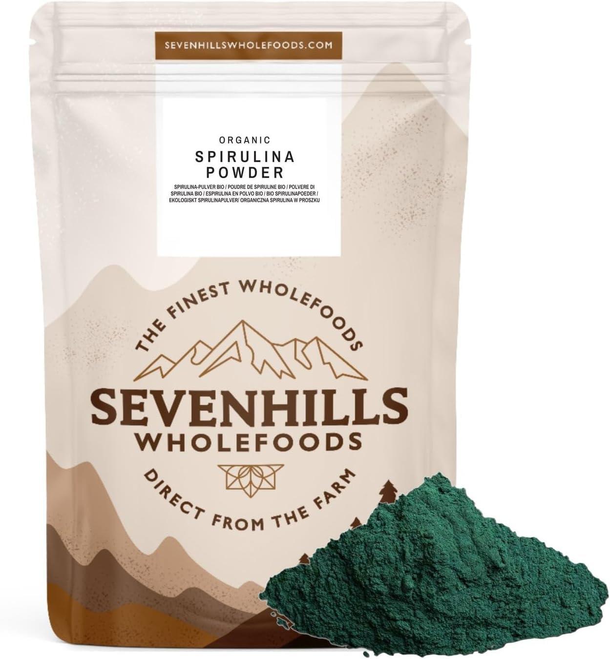 sevenhills wholefoods Sevenhills Wholefoods Organic Spirulina Powder 200g