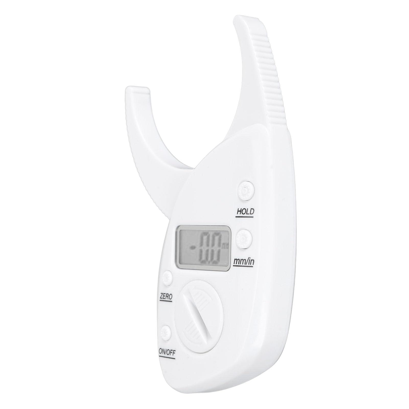 Fabater Skinfold Test Analyzer, Simple Operation Professional LCD Display Body Fat Caliper High Sensitivity for Men