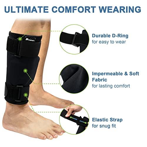 Feamero Feamero Ankle Monitor Cover Up for Scram, Gps, Alcohol Monitor Ankle Bracelet, Adjustable Velcro Straps, Protective Cover, Shock Absorbing, Ankle Monitor Bracelet Cover for Women & Men (S/M)