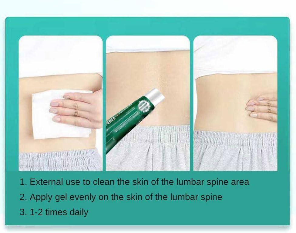 Kolarmo Lumbar Type Cold Compress Gel,APDMP Gel,Cooling Gel for Muscles and Joint Pain Relief,Natural Herbal Joint Pain Relief Spray,Lumbar Cold Compress Gel (3pcs)