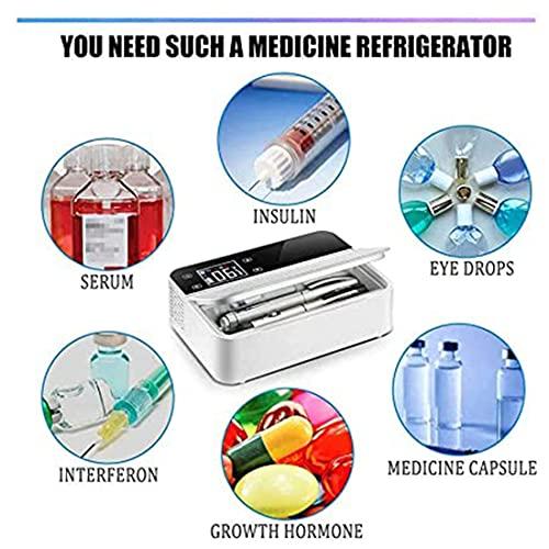 XYEJL XYEJL Portable Insulin Cooler Refrigerated Box Travel Case car refrigerators Backpack Medicine Refrigerator,with LED Display Keeps Insulin Cool Suitable for Travel,Interferon,Drug Storage