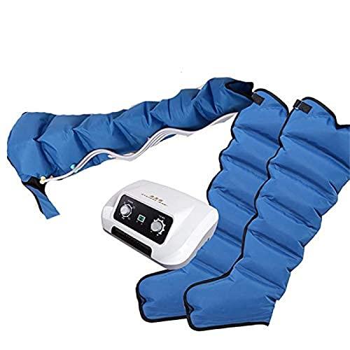 FreshCart Basics Air Compression Leg Massager Machine - Improve Circulation, Reduce Pain, Relax Legs, Arms, Waist, Ankles, Feet - Pressotherapy Boots with Adjustable Pressure Settings