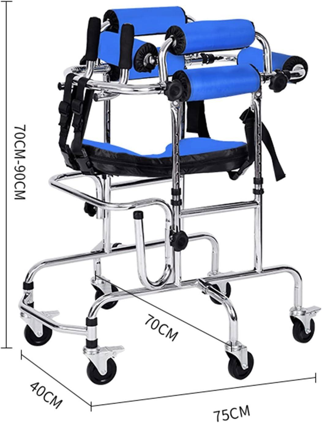 DABONE Walker for Kids Cerebral Palsy Disability,Height Adjustable Kids Walker for Cerebral Palsy Children,Child Rehabilitation Rollator Walker