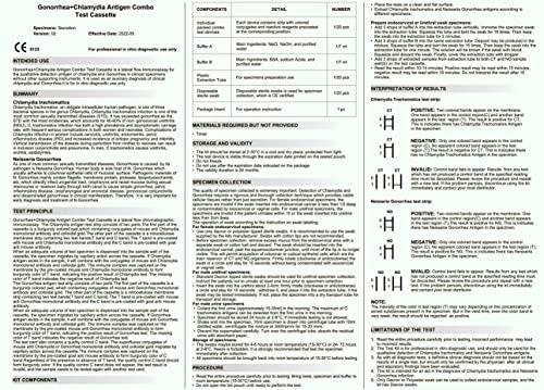 MediMad Chlamydia and Gonorrhea Home Test STI Pack for Man Woman