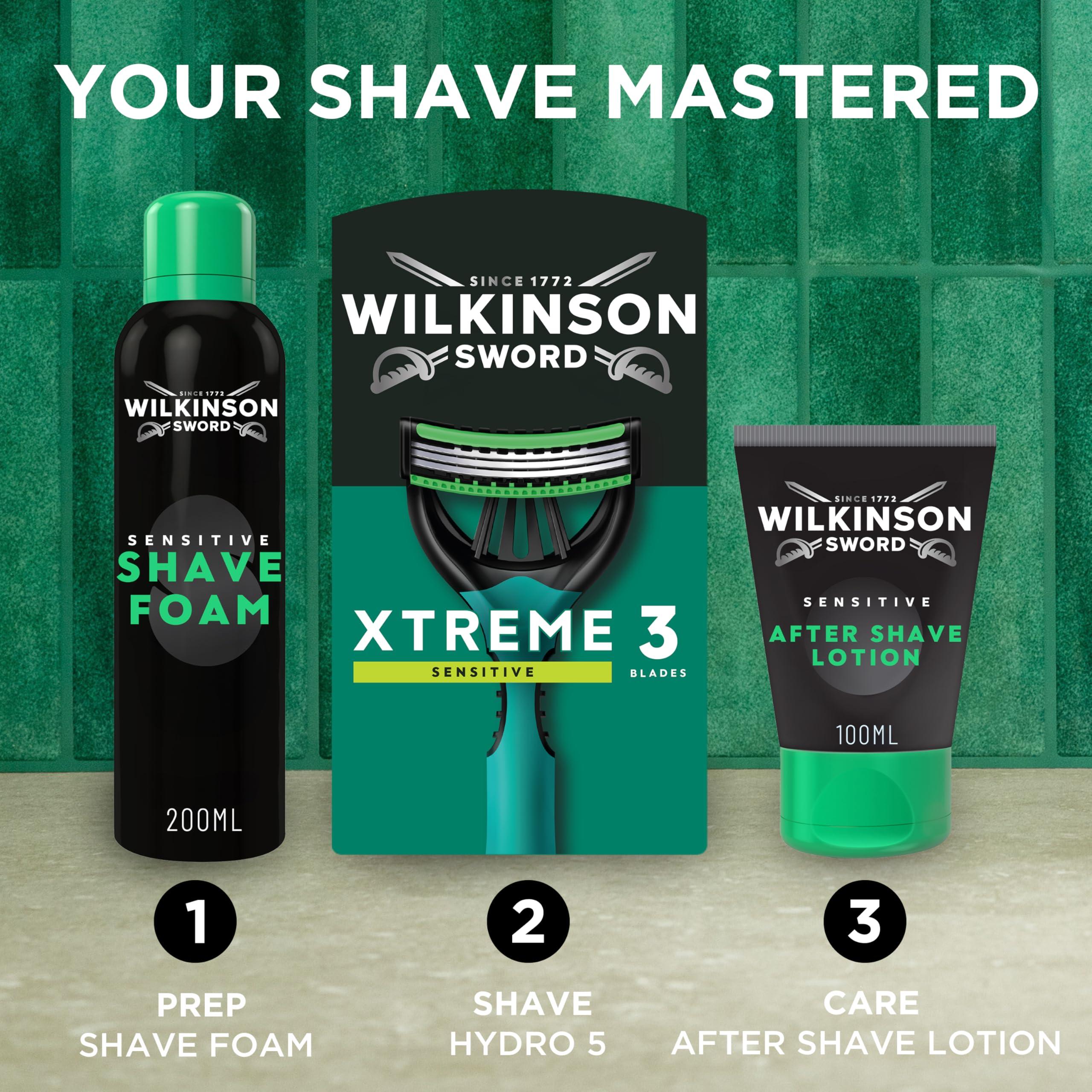 Wilkinson Sword Wilkinson Sword - Xtreme 3 For Men - Sensitive Disposable Razors - Flexible Blades - Pack of 24 Razors