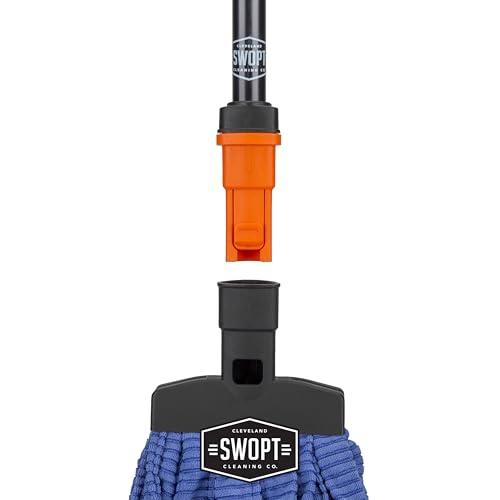 SWOPT SWOPT Microfiber Mop Head Microfiber Dust Mop Head for Use on Wood, Laminate and Tile Floors, Lint Free Cleaning Head Only, Handle Sold Separately, 5111C6