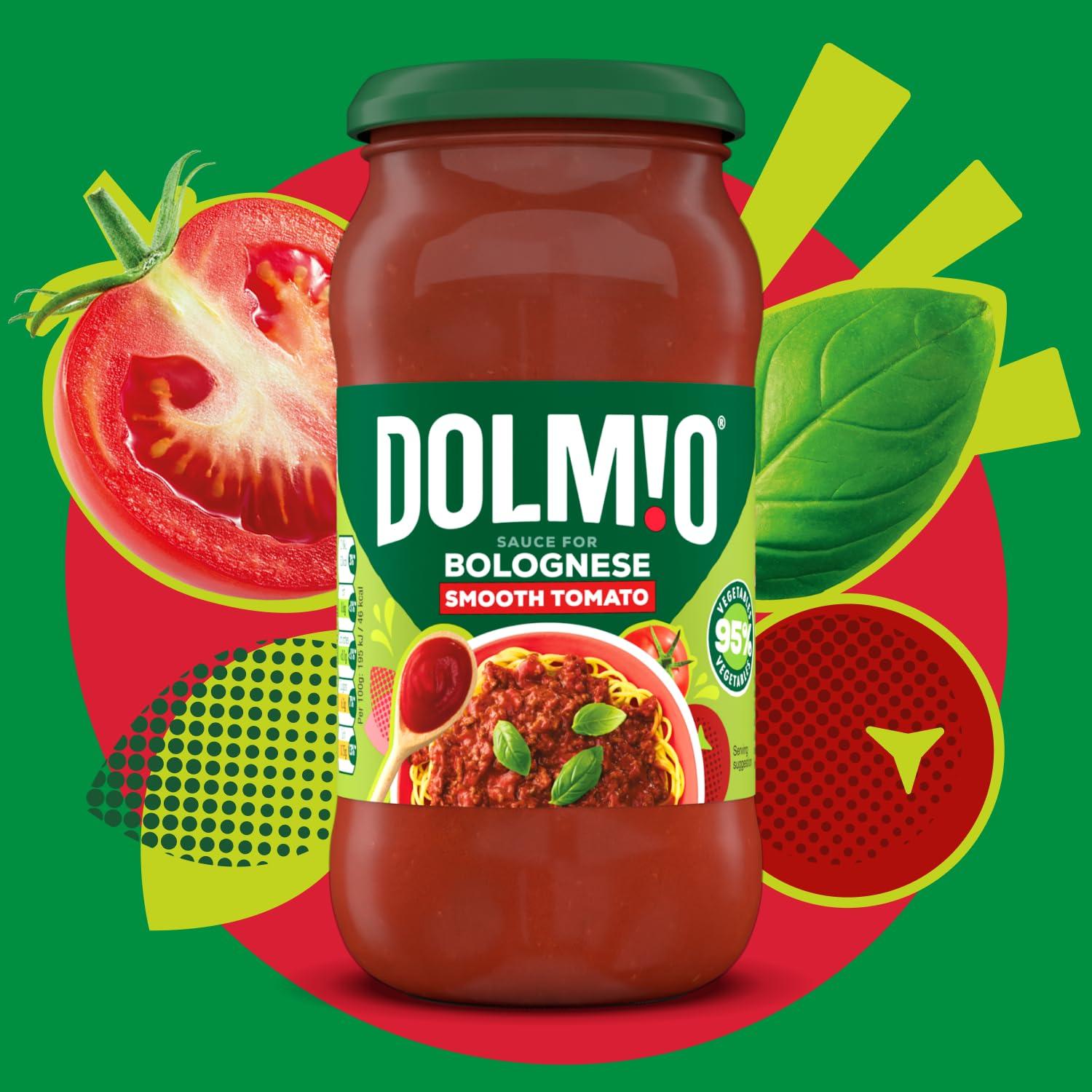Dolmio Dolmio Bolognese Smooth Tomato Pasta Sauce Jar, Bulk Multipack 6 x 450g