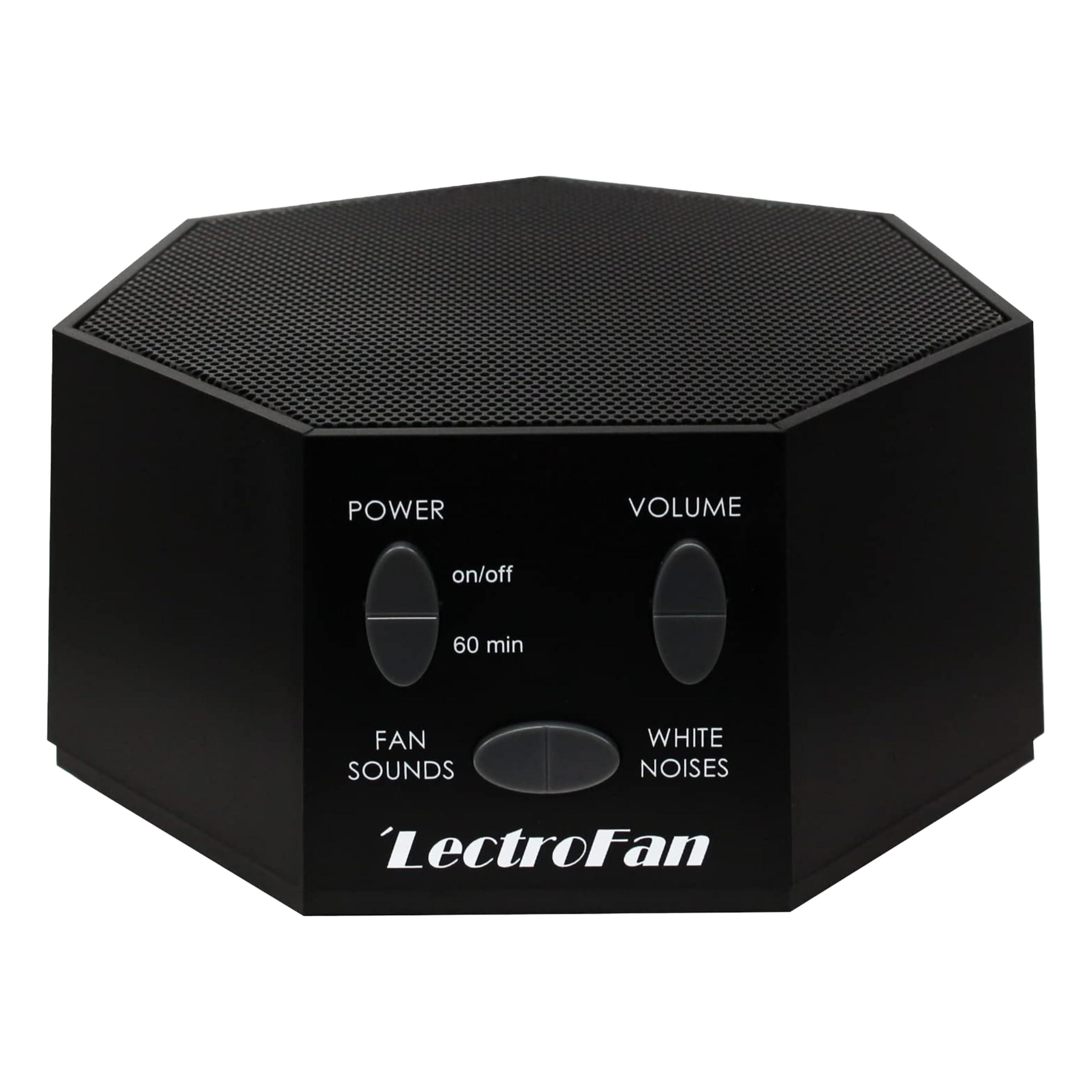 LectroFan LectroFan - White Noise Machine and Non-Looping Fan Sounds with Sleep Timer (Classic, Black)