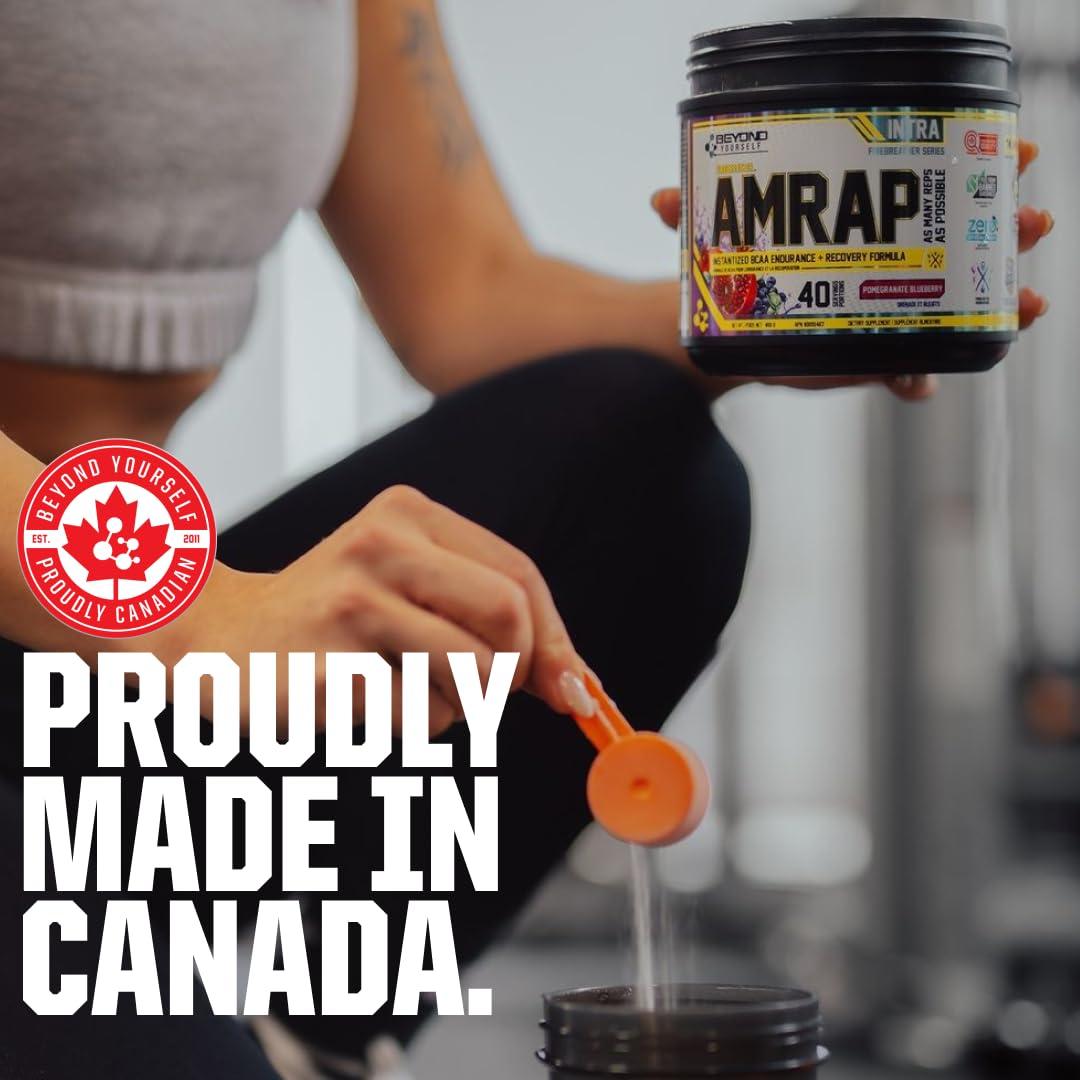 Beyond Yourself Beyond Yourself - AMRAP BCAA Endurance & Recovery Formula | 40 Servings | 7.2g BCAAs in Optimal 4:1:1 Ratio with Added L-Carnitine and Magnesium | Supports Muscle Growth, Recovery, and Fat Metabolism