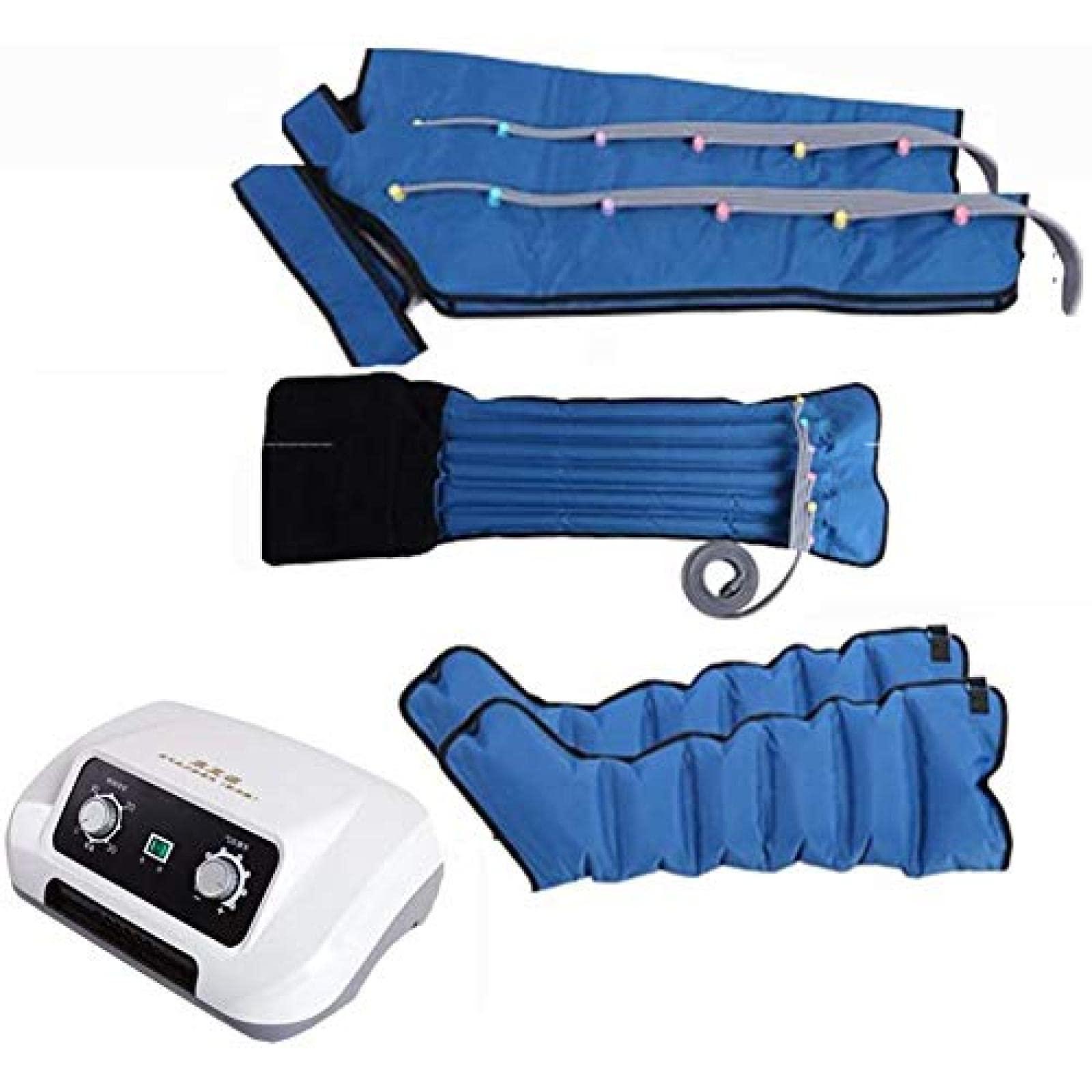 FreshCart Basics Air Compression Leg Massager | Improve Circulation & Relax Pain | Waist, Arm, Leg Wraps | Massage Machine For Foot, Ankles, Calf | Pressotherapy Boots