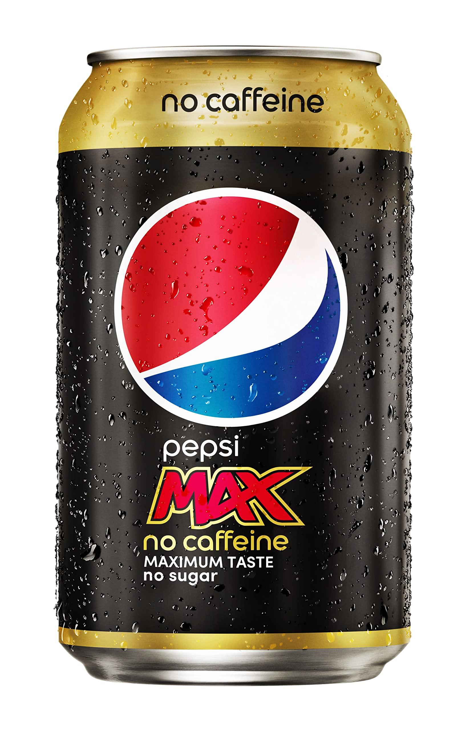 Pepsi Pepsi Max 24pk x 330ml No Caffeine (Pack of 2)