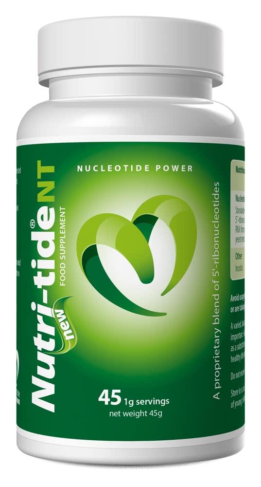 Nucleotide Nutrition Nucleotide Nutrition, Nutri-tide NT Food Supplement, Verified Stress & Healthy Ageing support, 45g Soluble Powder - 45 Servings