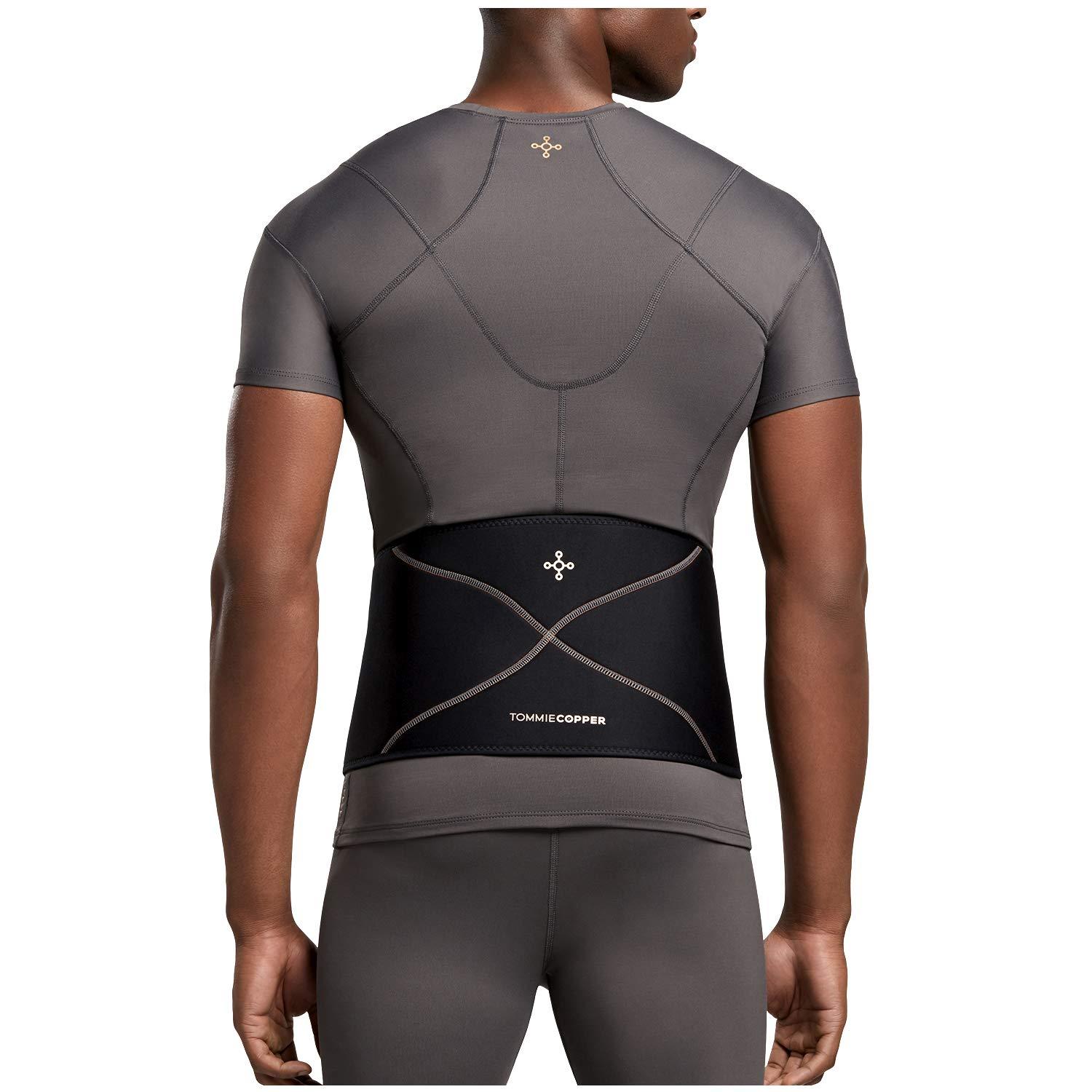 Tommie Copper Tommie Copper - Men\'s Comfort Back Brace - Black - Large/XL