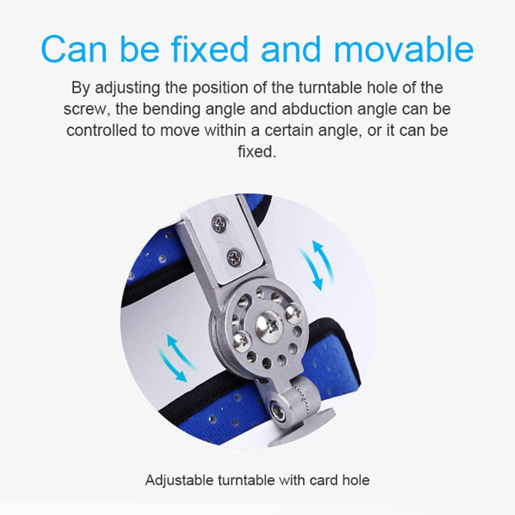 GeRRiT Adjustable Hinged Hip Joint, Hip Stabiliser Support Brace, Hip Joint Fixation Brace Groin Fracture Support Stabilizer Adjustable Hinged Hip Abduction Orthosis Sciatica Post-op Corrector, Universal 5