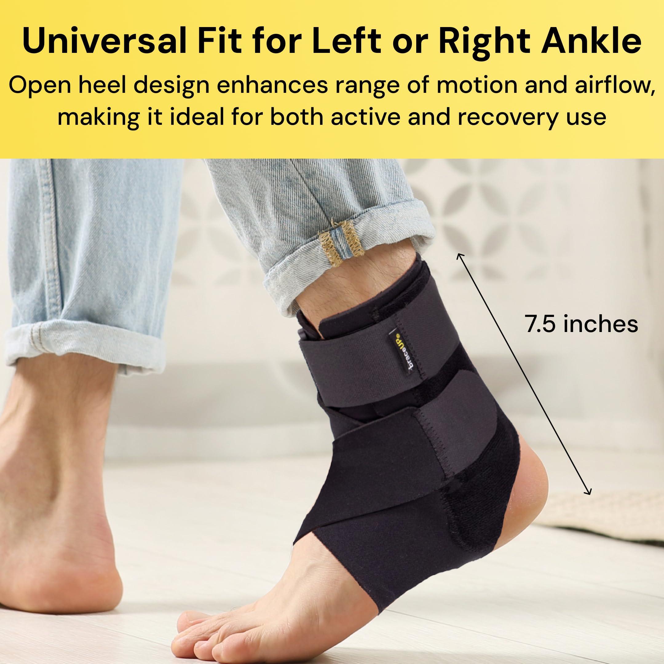 BraceUP BraceUP Ankle Brace - Relieve Pain, Enhance Stability for Foot Pain, Sprained Ankle, Achilles Tendonitis, Men and Women
