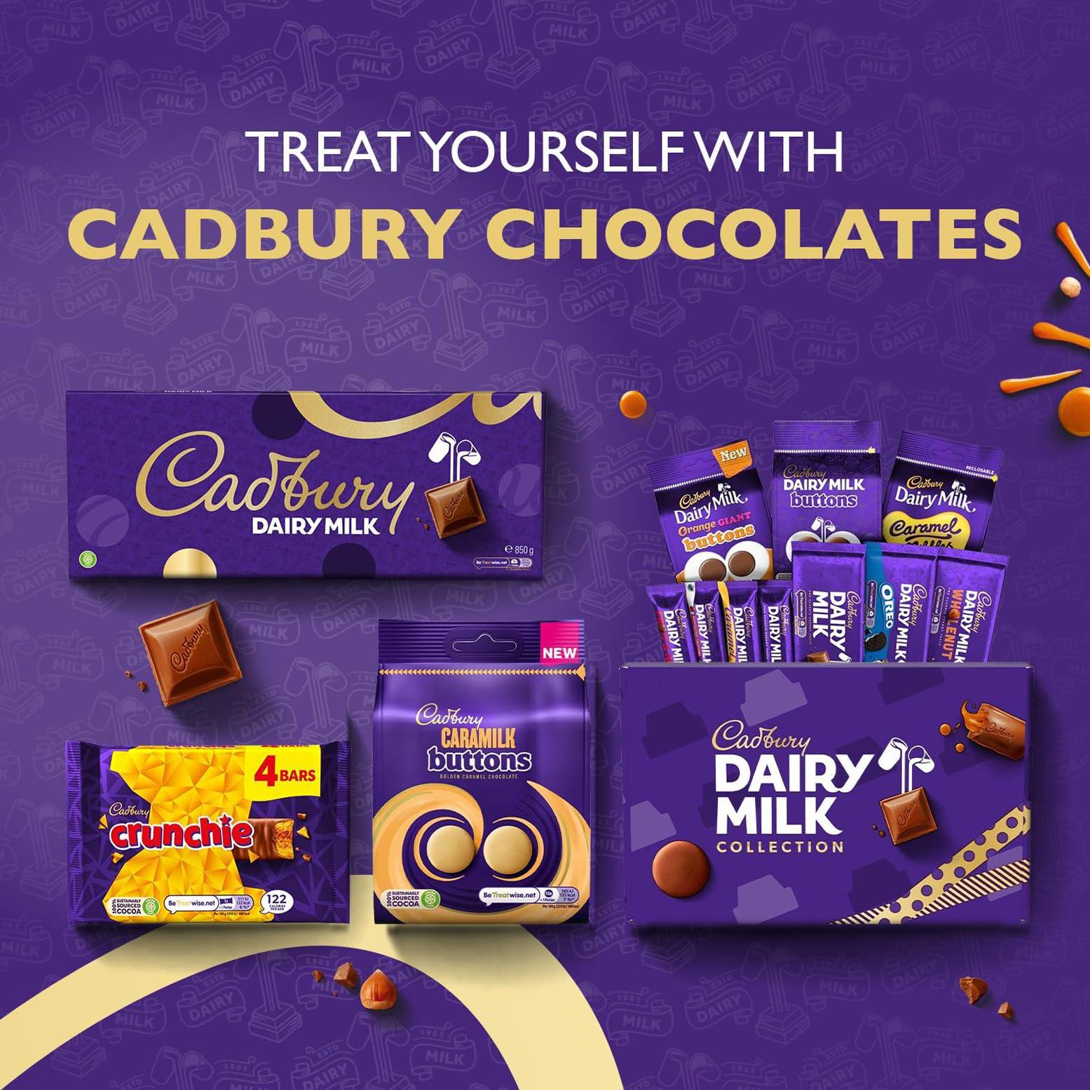 Cadbury Cadbury Mixed Chunks Tin, Assorted Christmas Chocolate, 720g