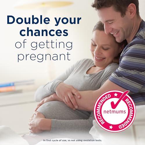 Clearblue Clearblue Advanced Digital Ovulation Test and Early Pregnancy Test - Trying for A Baby Kit, Double Your Chances of Getting Pregnant, 30 Digital Ovulation Tests and 3 Ultra Early Pregnancy Tests