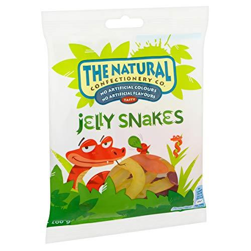 The Natural Confectionery Company The Natural Confectionery Co. Jelly Snakes Sweets Bag, 160 g