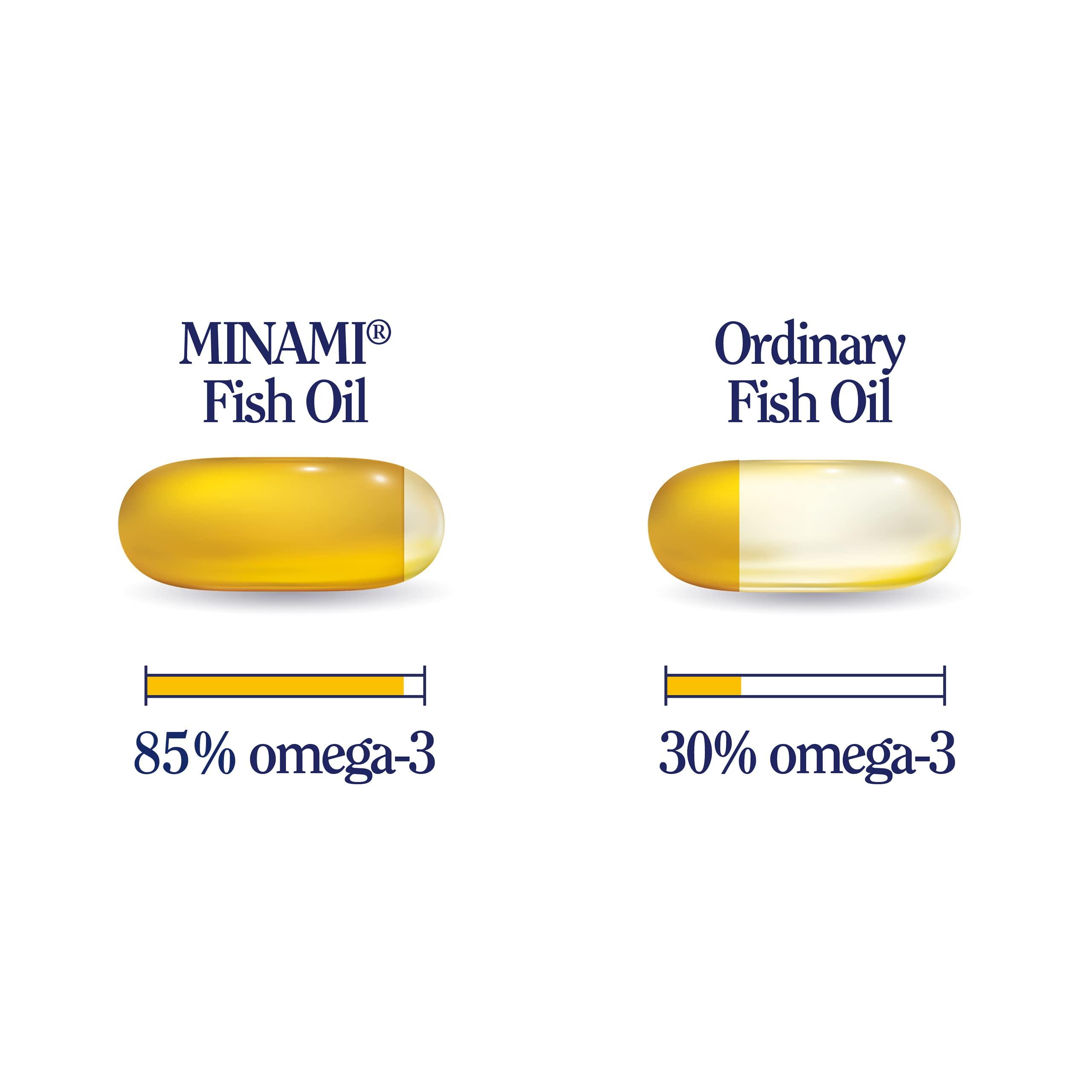 MINAMI Minami Morepa Smart Fats Fish Oil Omega-3 Epa 60 Softgels, 120 g, 701983