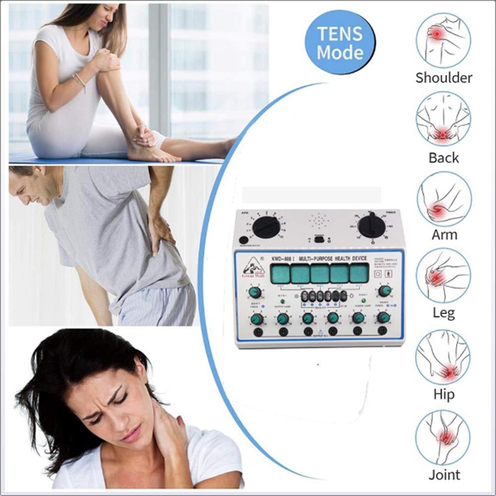 SETSCZY SETSCZY Professional 6 Channels TENS EMS Machine Muscle Stimulator Acupuncture Meridian Therapy Equipment Body Massager Full Body Relax Muscle Electrostimulator Physiotherapy Machine
