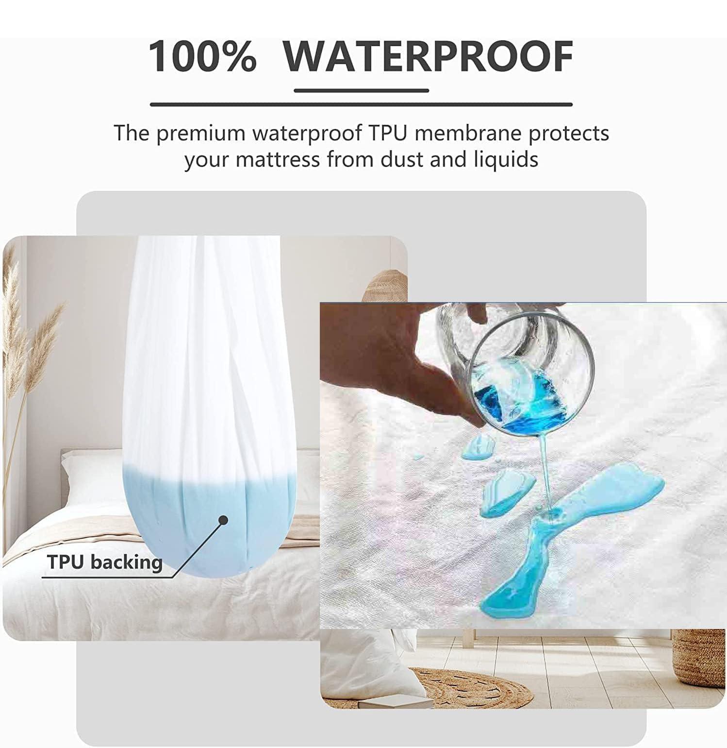 WYFKYMXX Waterproof Duvet Protector -Ultra Soft Cotton Breathable- Incontinent Prevention Duvet Quilt Protector Zippered for Elderly,Children,Pets. (Quilt cover