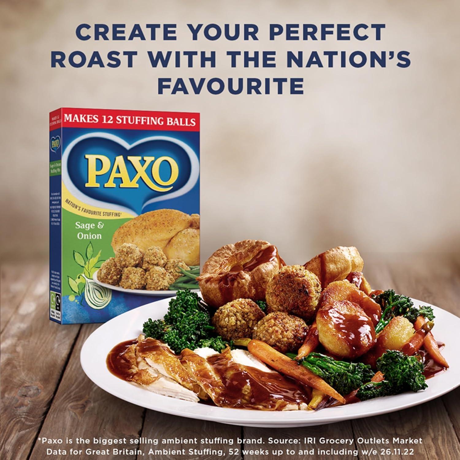 PAXO Paxo Sage and Onion Stuffing Mix, 170 g Box (Pack of 1)