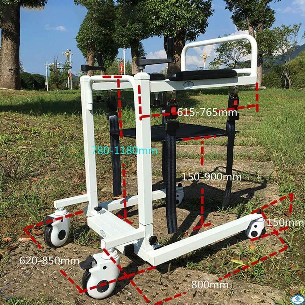 JWCN Heavy-Duty Patient Lift with Manual Low Base With telescopic function 500 lb. Weight Capacity Patient Transfer Sling Lift for Disabled People Elderly Uptodate