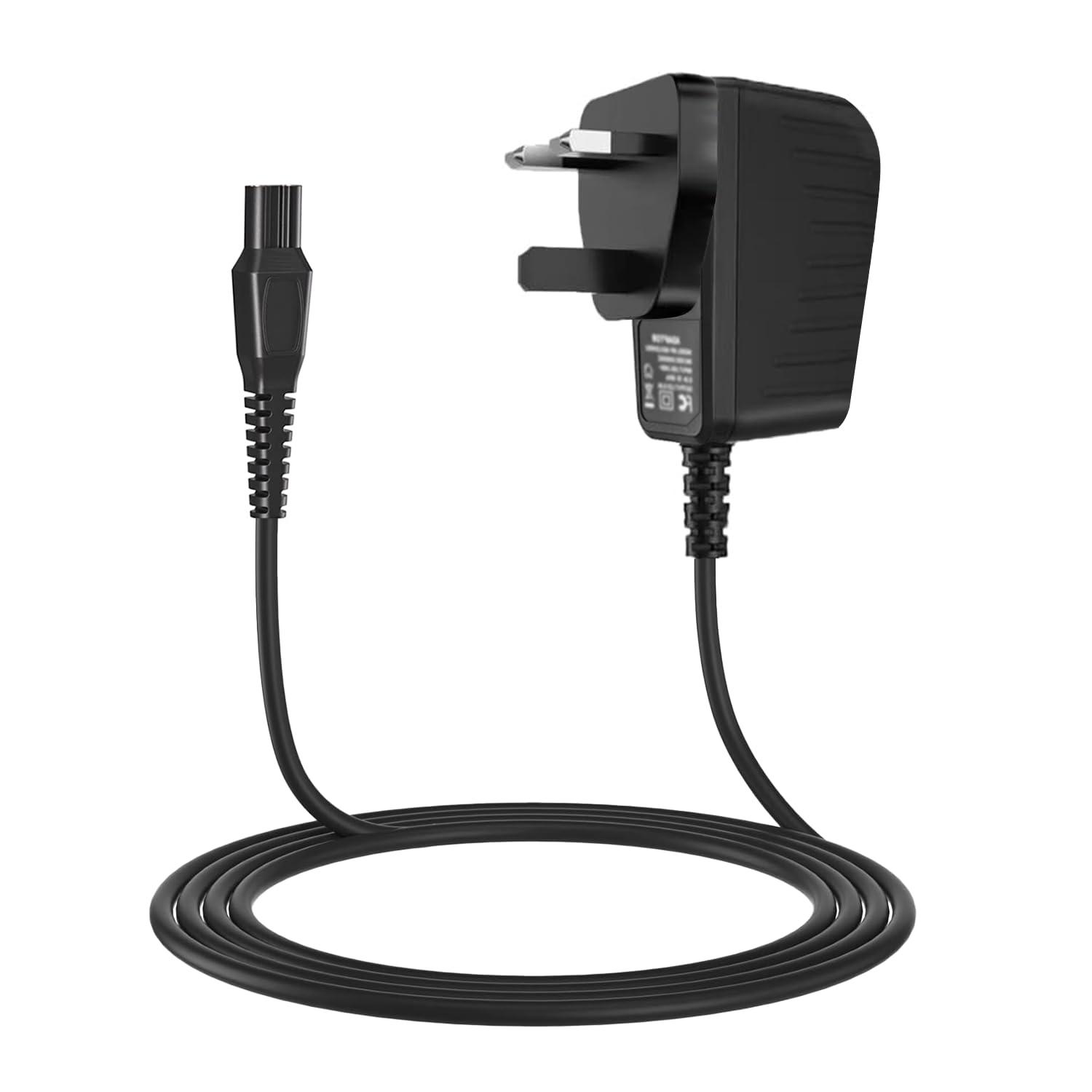 LIANSUM 15V Charger Fit for HQ8505 Philips Shaver Charger for 5000 7000 Series Razor Power Cord,Beard Trimmer BT5502,BT9810,S3333,S3233,S1332,MG7750,MG7790 Electric Razor Aquatouch Power Lead
