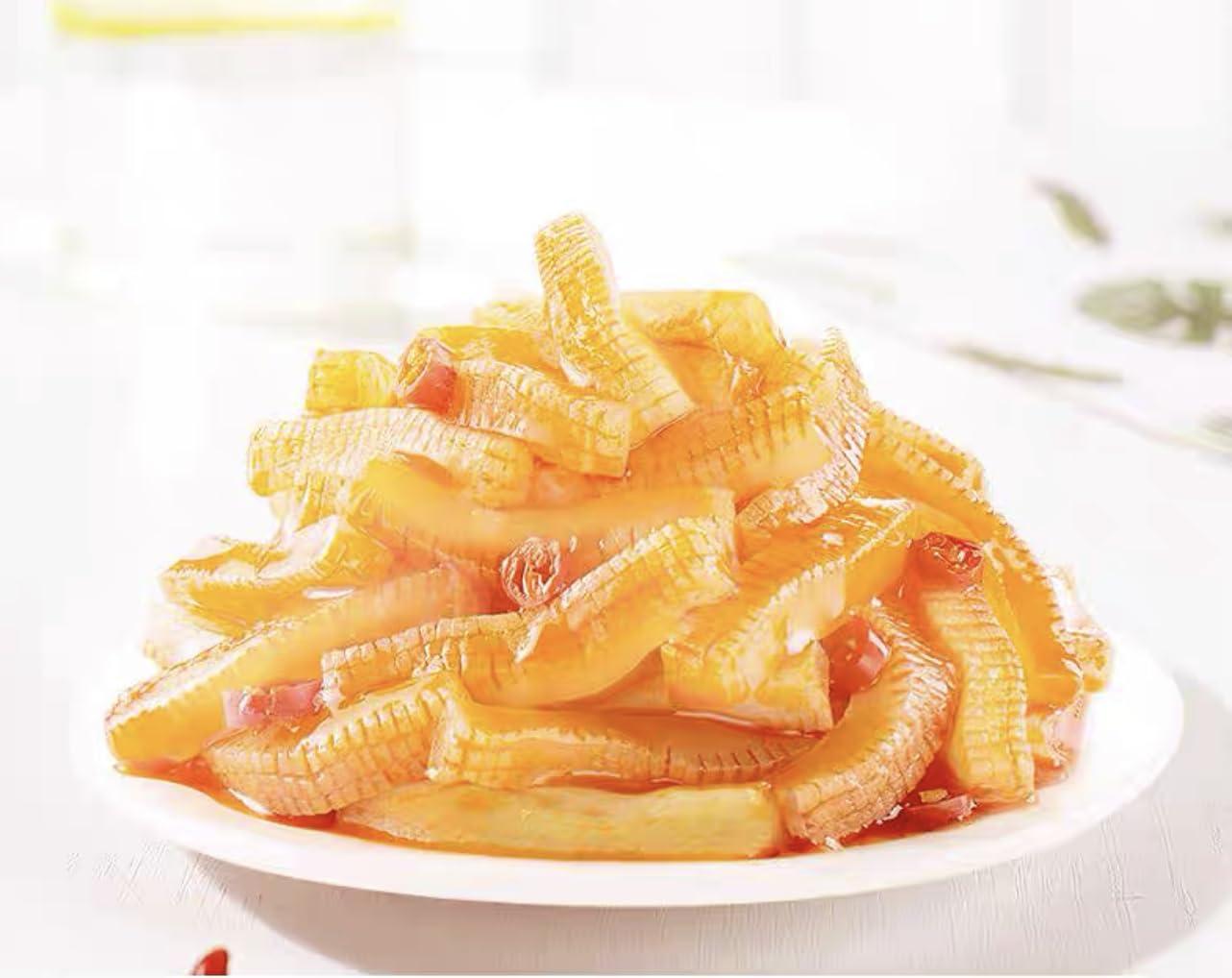 Starry Mart Wei Long Spicy Strips Instant Snacks 252g - Sour & Hot (Pack of 1)