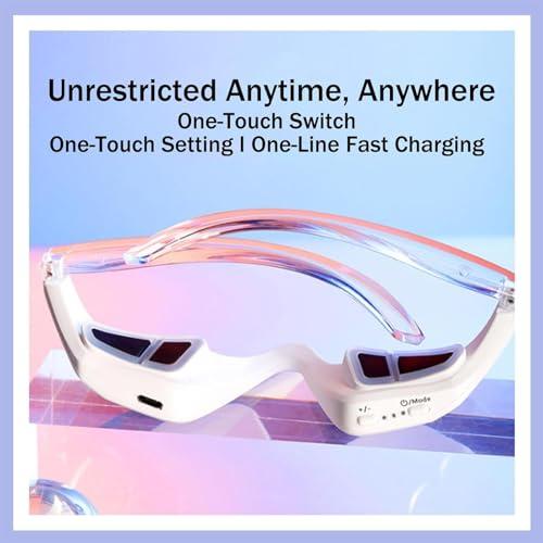 Generic Botanique Paris Under Eye Device, Revitaleyes Under Eye Red Light Therapys Glasses, Pro Eye Massager Eyes Bag Remover for Reduce Dark Circles Puffiness Wrinkles, Relax Tired Eyes