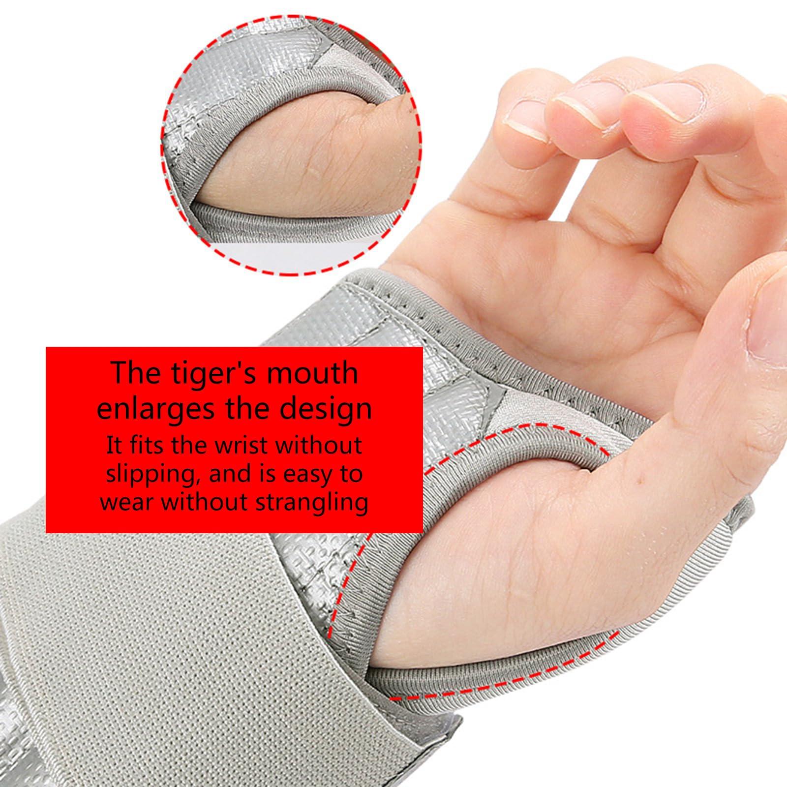 Paopaoldm Carpal Tunnel Hand Wrist Brace Support With Strap & Splint Stabilizers Helps Relieve Tendinitis Carpal Tunnel Hand Carpal Tunnel Wrist Brace Support With Straps & Splint Stabilizers Helps Carpal