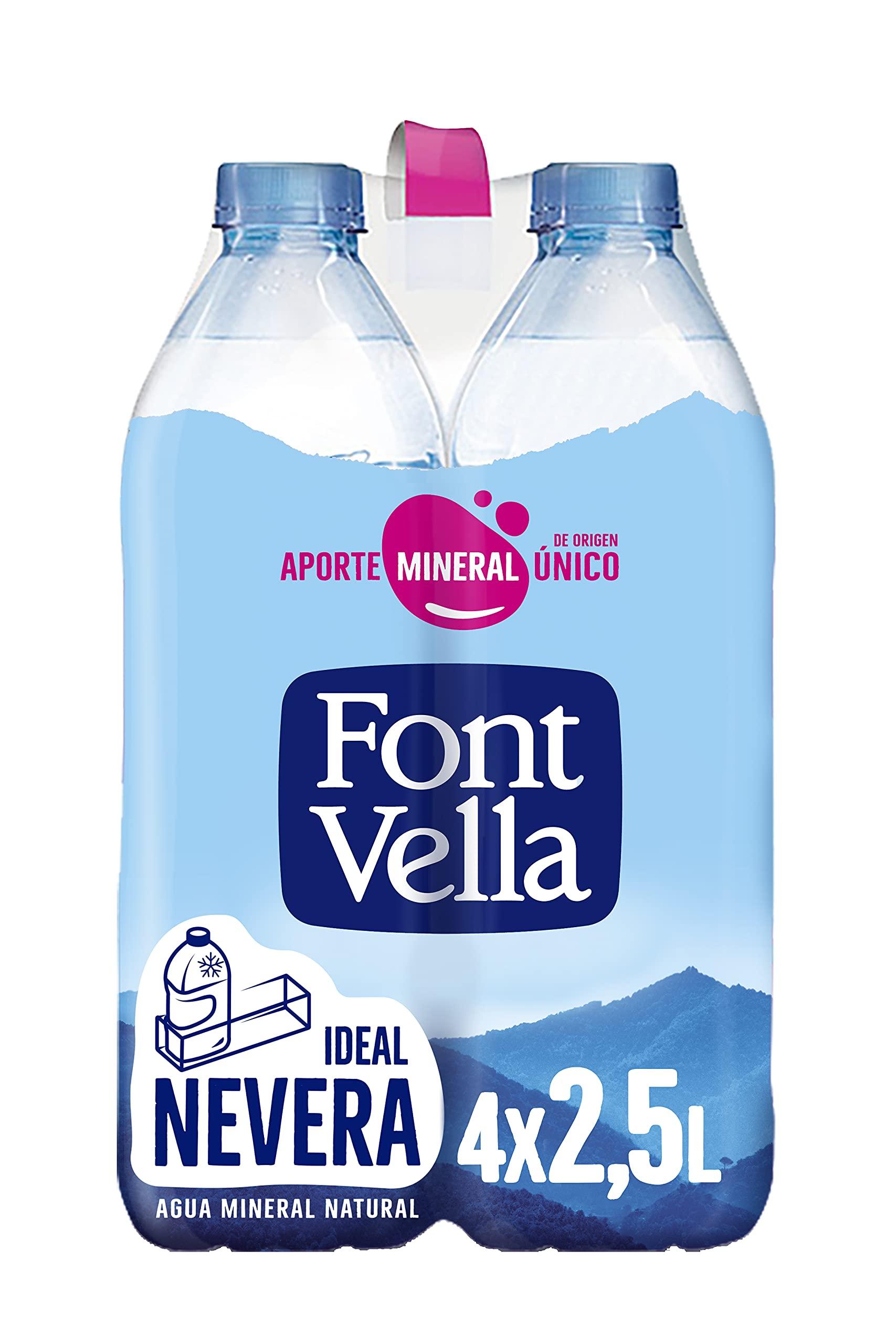 Font vella Font Vella Natural mineral water, cool size, 4 x 2.5 litres