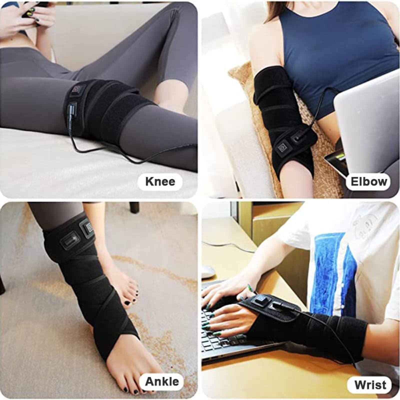 oiakus oiakus Extra Long Heating Pad Wrap for Pain Relief, Heating Strap Heated Pad for Wrist Arm Ankle Elbow and Leg, Sleeve Pad with 3 Heat Settings