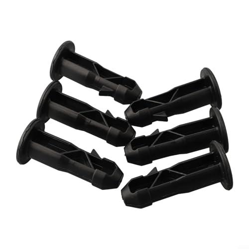 Vilgftyiet 3 Pairs of Wheelie Bin Lid Hinge Pins, Essential Component Black Plastic For 240L Trash Bins(3 pairs)