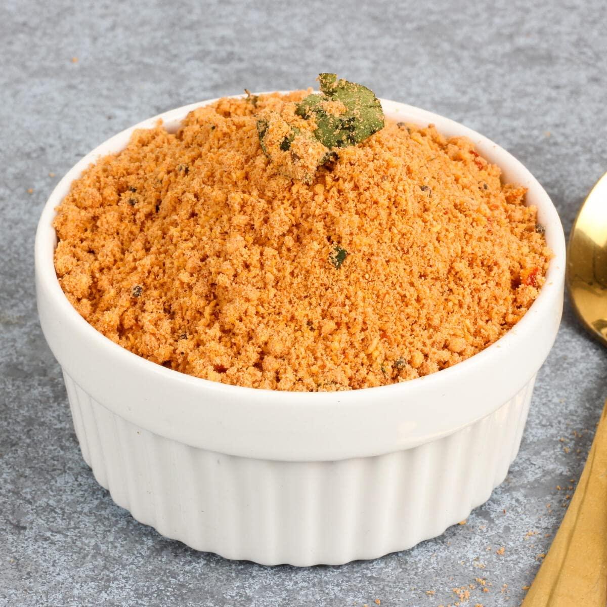 ECH Green velly Indian Urban Platter South Indian Style Instant Tomato Coconut Chutney Powder, 200g / 7oz [Nariyal ki Chutney, Just Add Water]