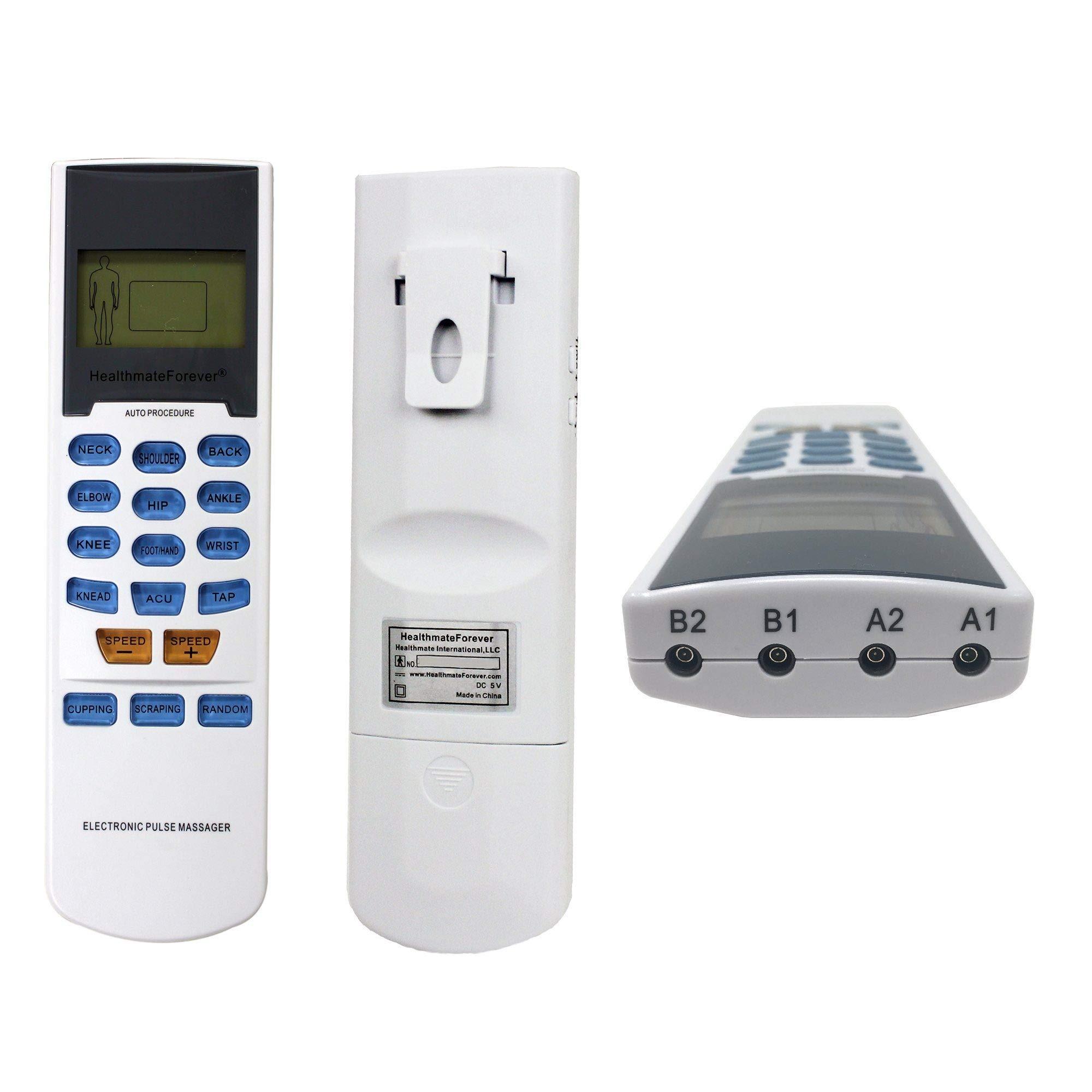 HealthmateForever Healthmateforever Fda Cleared Yk15Ab Hand Held Electrotherapy Device for Pain Relief and Relaxation Electronic Pulse Massager-Excellent Muscle Stimulator for Electrotherapy Pain Management