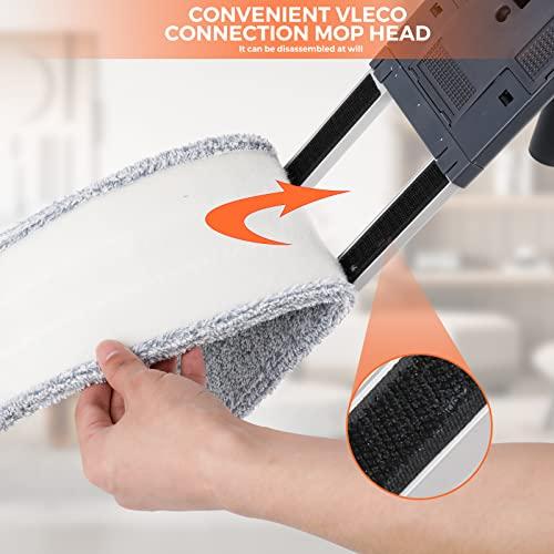 Sunki 36\" Large Wrestling mat mop Commercial Dust Mops for Floor Cleaning Push mop with Adjustable Handle for Company Hotel Household Cleaning Supplies