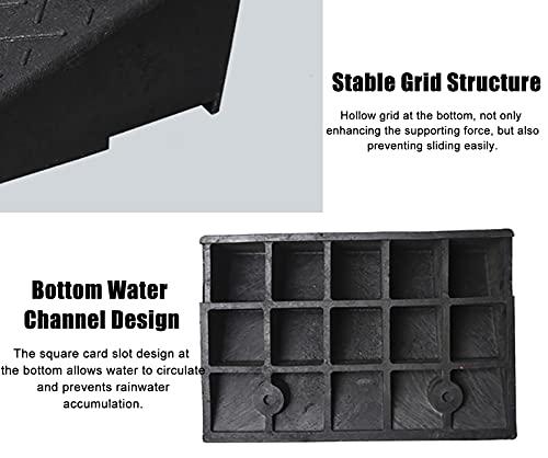 FreshCart Basics Threshold door step ramp, Exterior Doors Kerb Skateboard Motorcycle Bicycle Squat Ramp, suitable for wheelchairs and scooters