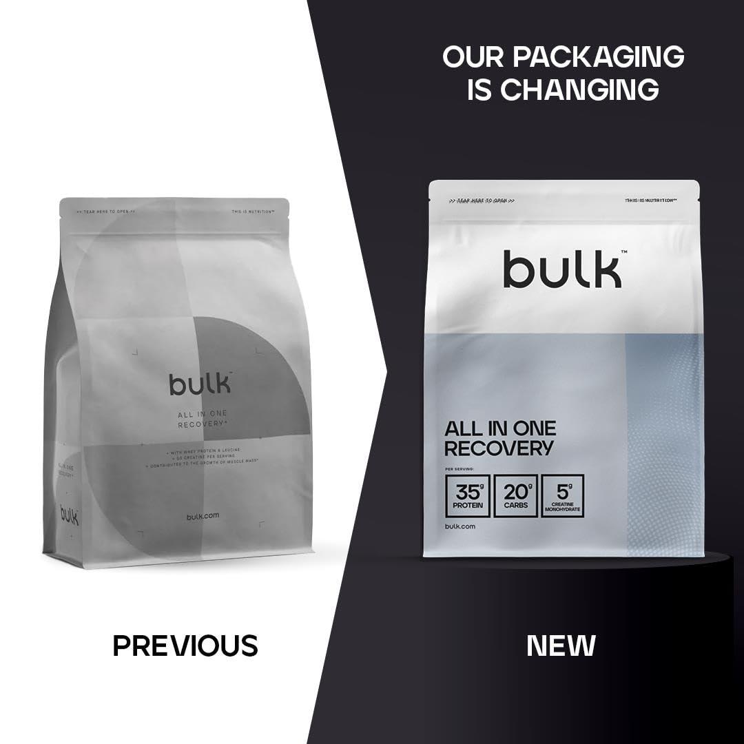 Bulk Bulk All in One Recovery, Protein Shake, Chocolate, 1 kg