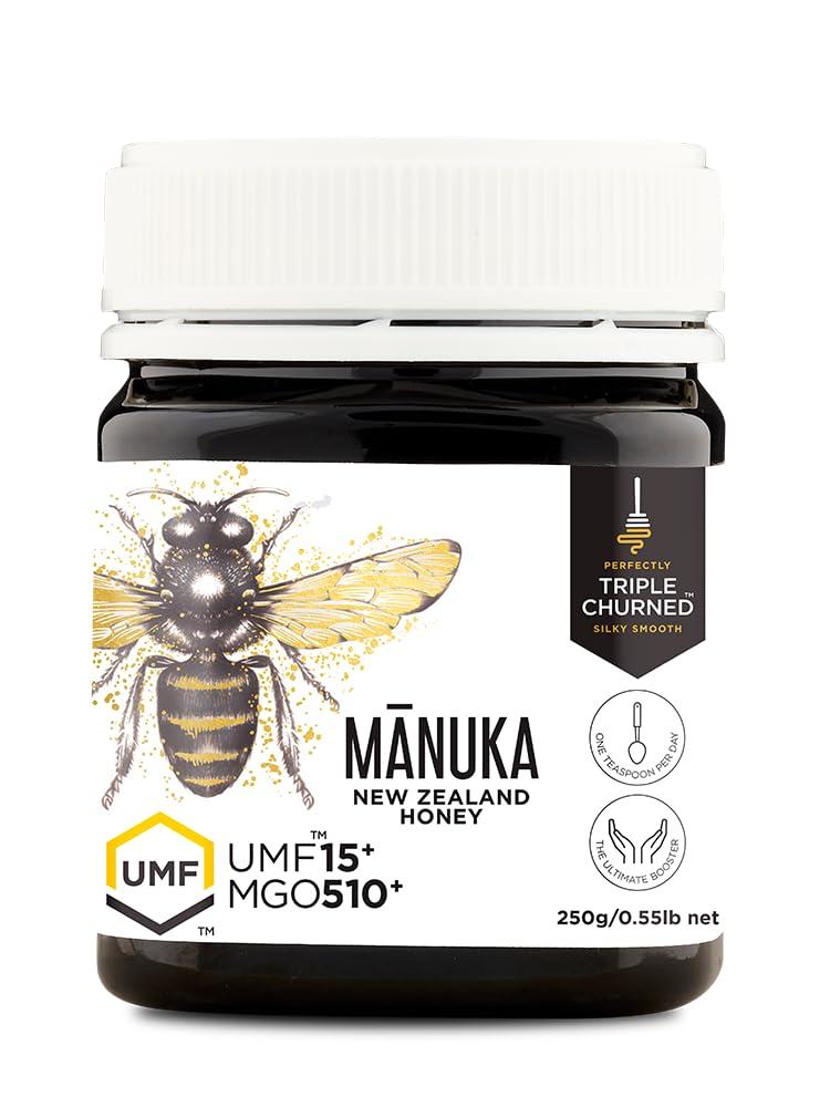 1839 Products From The Hive 1839 Manuka Honey - Certified UMF 15+ genuine Tripple Churned Manuka Honey from New Zealand. 250g Jar.