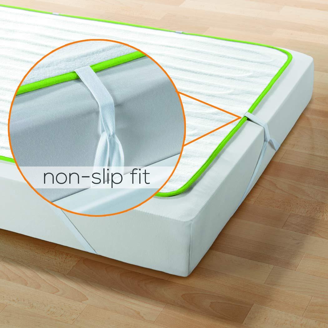 Beurer Beurer TS15 Ecologic+ Heated Underblanket | Double electric blanket with elastic straps for a non-slip fit it to your mattress | Easy-to-use | Machine washable | Soft and breathable | Size 152x122cm