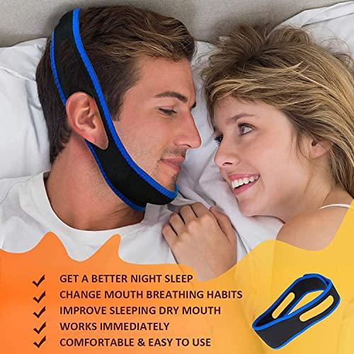 OBODN OBODN Anti My Snoring Snore Solution - Anti Snore Chin Strap For Sleep Mask, Anti Snoring Snore Chin Strap Large, Snore Chin Strap, Snoring Snore Device That Work