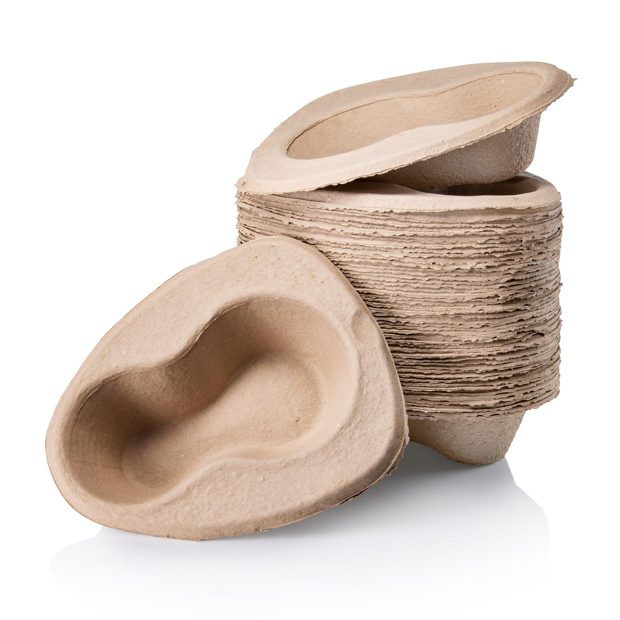 EASY CARE SOLUTIONS 200 x Easy Care Solution | Disposable Bed Pan | 2000ml | Packs of 200