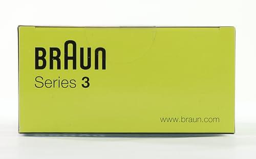 Braun Braun Series 3 Electric Shaver For Men with Precision Beard Trimmer, UK 2 Pin Plug, 300s, Black Razor