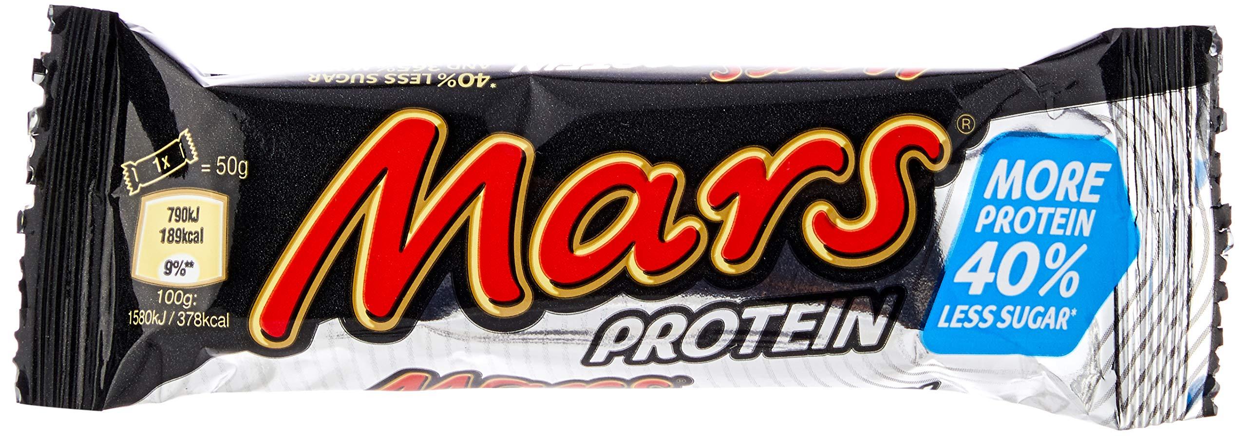 Mars Mars Protein Bar, Chocolate, High Protein Snacks, 18 Bars of 50g