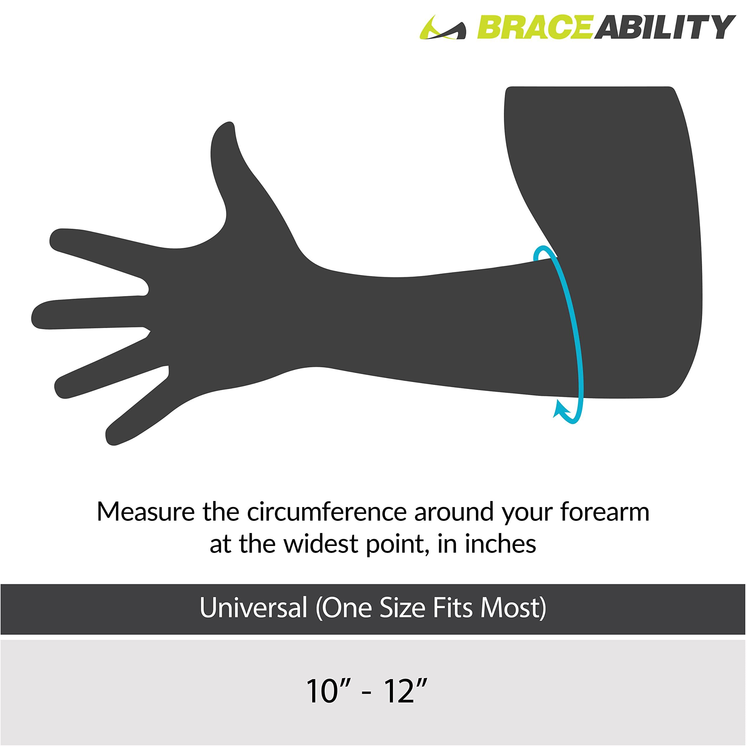 BraceAbility BraceAbility Counterforce Brace - Tendonitis Strap Support Band for Tennis & Golfers Elbow Pain