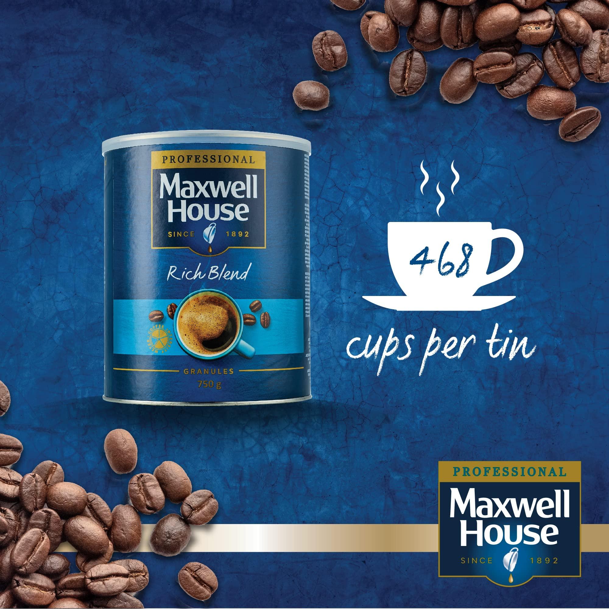 Maxwell House Maxwell House Rich Blend Instant Coffee - 1 x 750g Tin