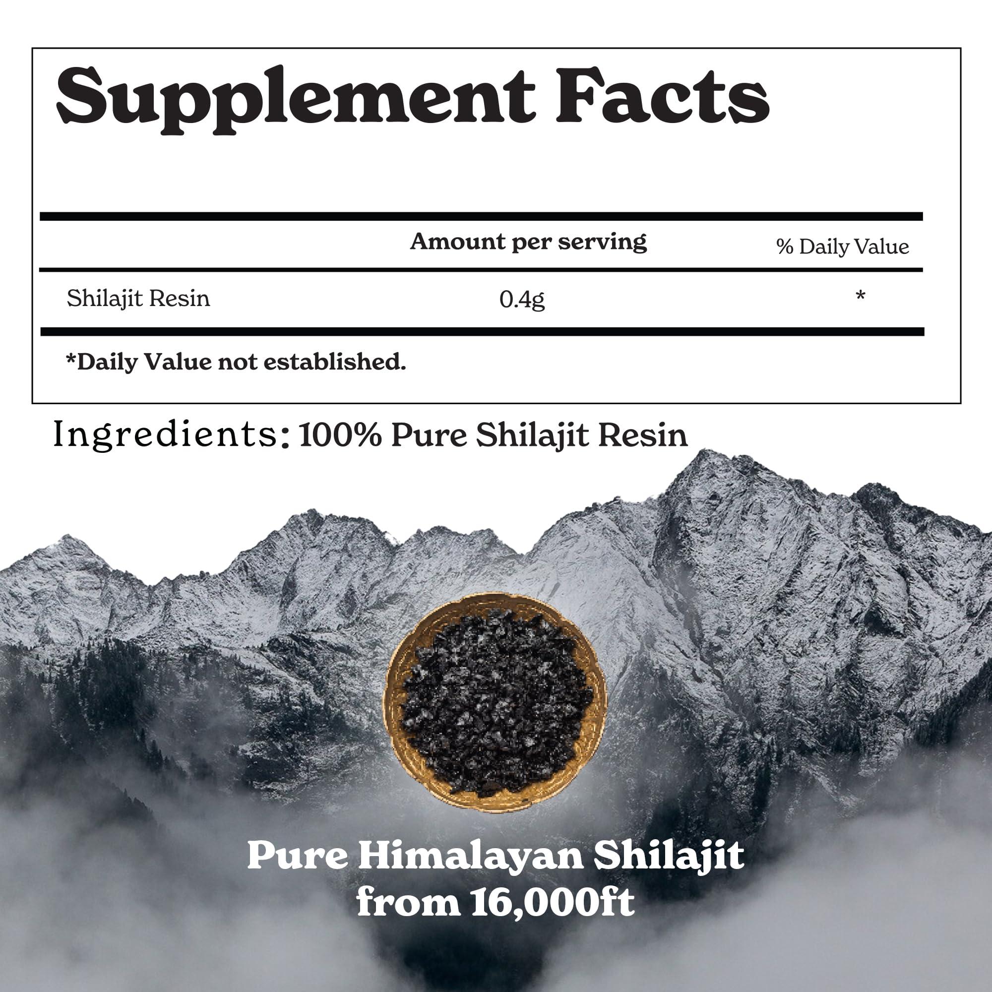 Better Alt Better Alt Pure Himalayan Shilajit Resin High Potency Gold Grade for Men & Women| 75 Servings for Energy Boost & Immune Support, 75%+ Fulvic Acid, with Lab Test Report,400mg