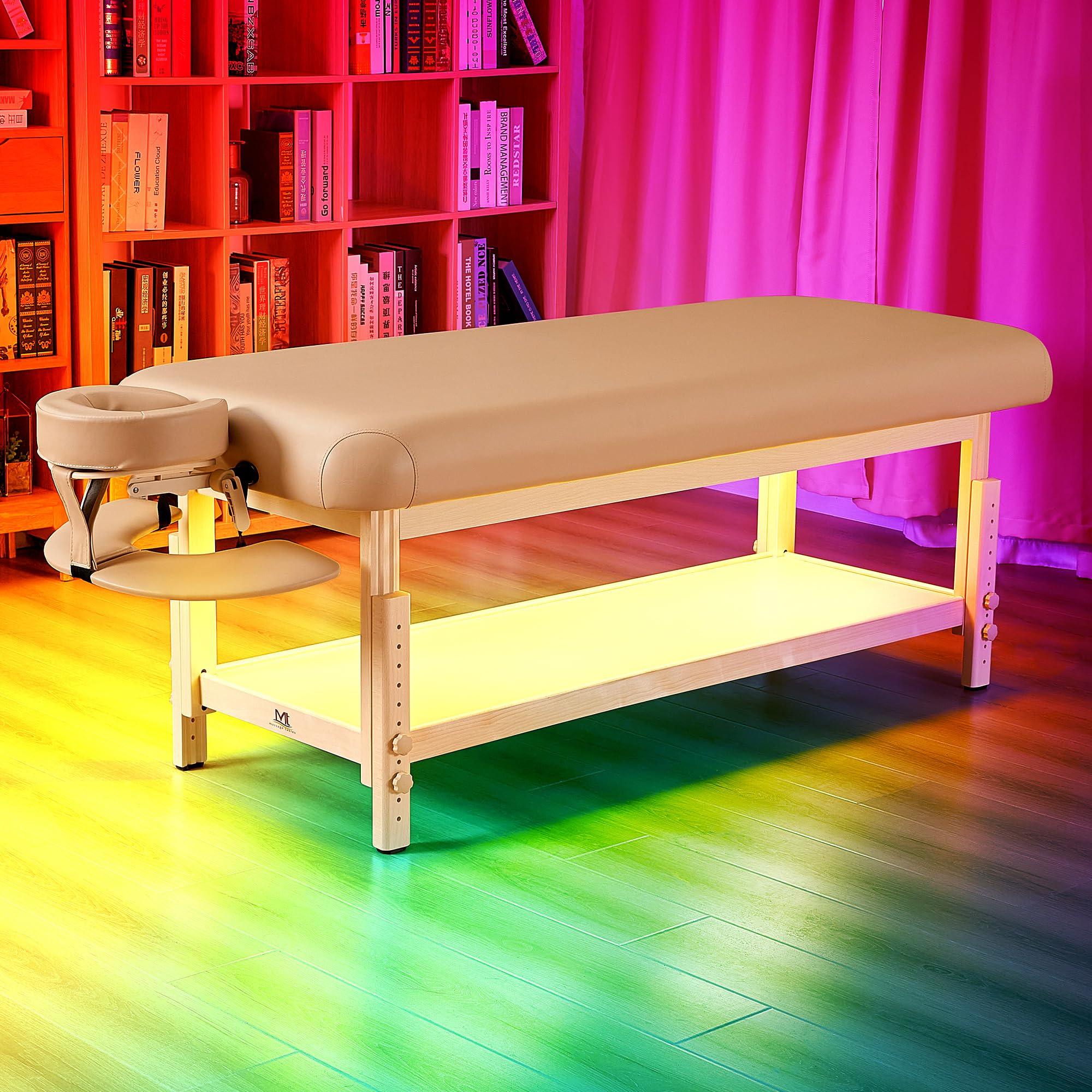 Master Massage Master Massage Aurora RGB Ambient Lighting System for Massage Tables Atmosphere Light, Multiple Colors LED Strips Create Relaxing Environment for Spa Salon Bed, Beauty Couch Easy Install