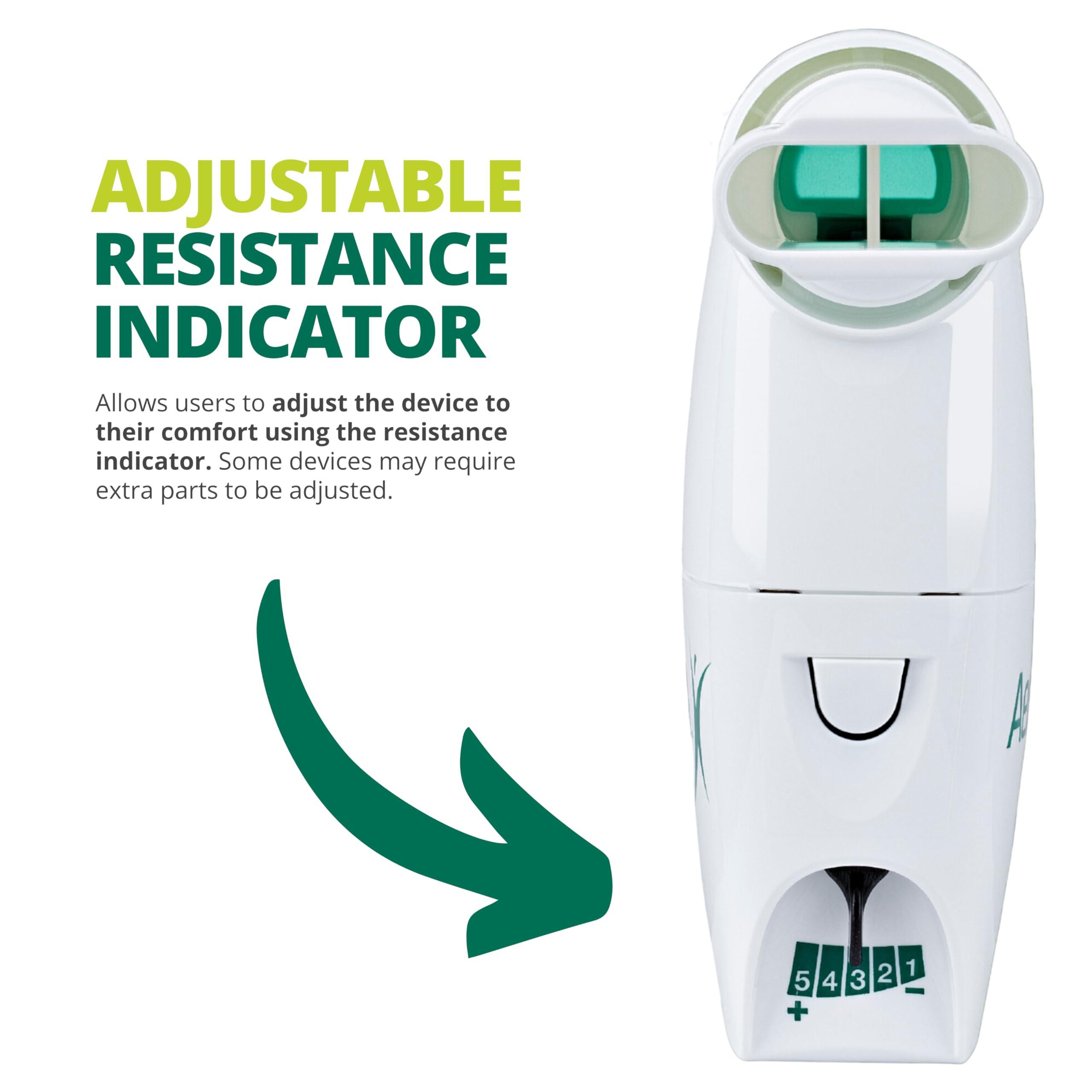 AEROBIKA Aerobika OPEP Natural Phlegm and Mucus Clearance Device - Lung Exercise Therapy Unblocks and Expands Airways Helping to Improve Breathing and Reduce Cough